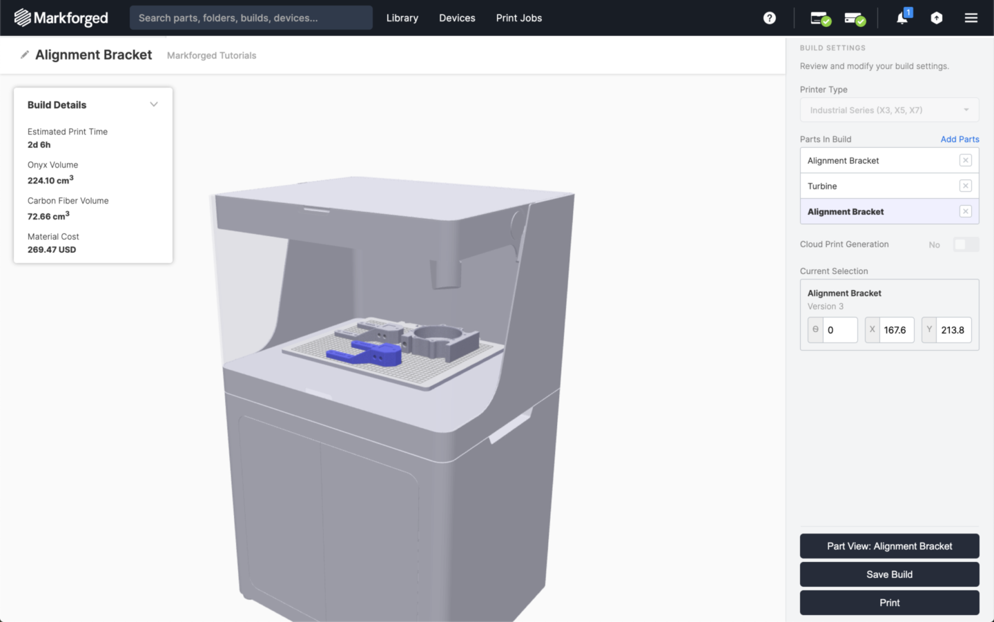 3d printing software printer view